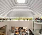 Apple The Exchange TRX store of Foster + Partners project in Malaysia is organized on three levels