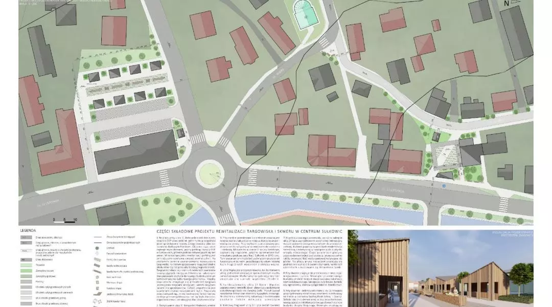 projekt zagospodarowania targowiska i skweru rekreacyjnego