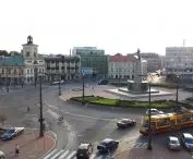 Plac Wolności w Łodzi przed rewitalizacją, wrzesień 2018 roku