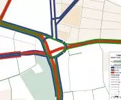The result of simulation in the transport model by individual means of transport [pas/d], according to the Krakow Traffic Model