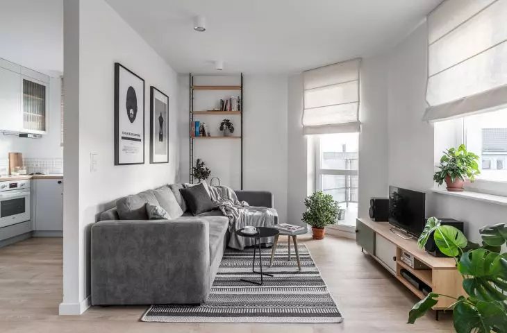 Metamorfoza niedużego mieszkania w Gdańsku, proj.: Raca Architekci