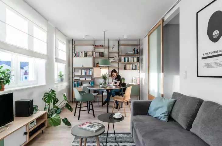Metamorphosis of a small apartment in Gdansk, proj.: Raca Architekci