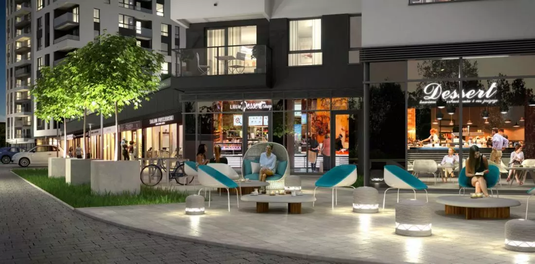 wizualizacja projektu pracowni Studio Kwadrat i Wolski Architekci