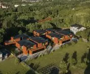 Rubra estate in Straszyn near Gdansk, Poland