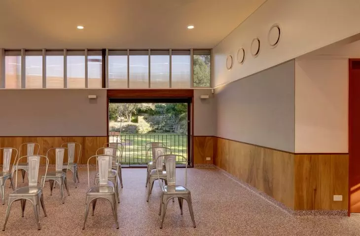 Hurlstone Park Community Center - view of the interior of the pavilion 