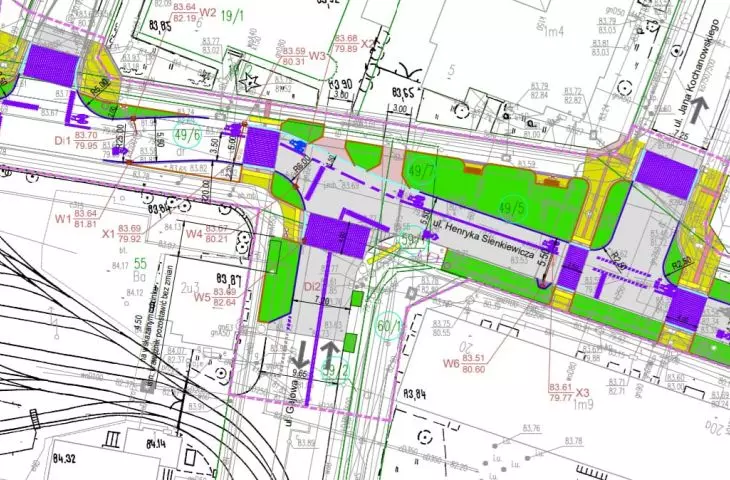 Reconstruction of Sienkiewicza Street in Poznań between Reja and Kochanowskiego Streets 