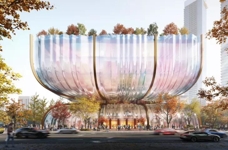 Hanwha Galeria zaprojektowana przez Heatherwick Studio – budowla będzie wyróżniać się szklaną, przezroczystą elewacją 