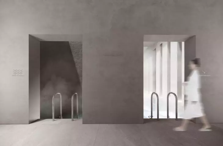 bathing rooms
