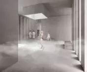 bathhouse corridor