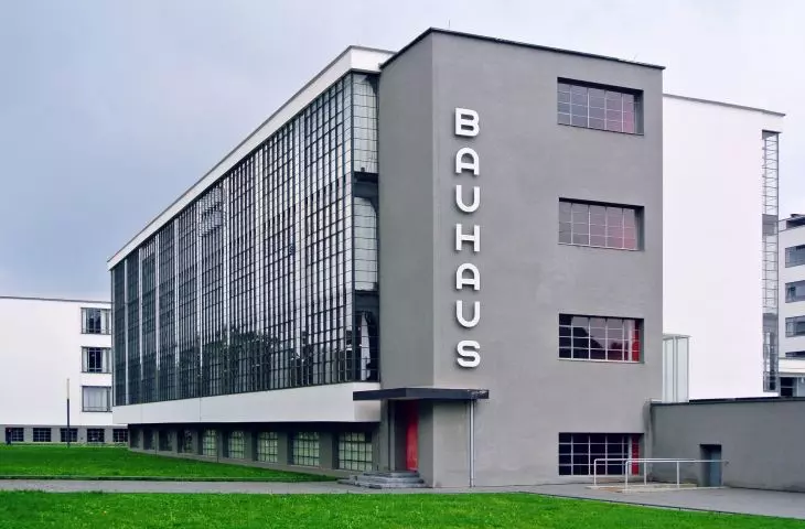 Building of the Bauhaus school in Dessau designed by its founder Walter Gropius