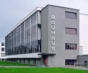 Building of the Bauhaus school in Dessau designed by its founder Walter Gropius