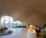 One River North skyscraper - view of the interior of the first floor 