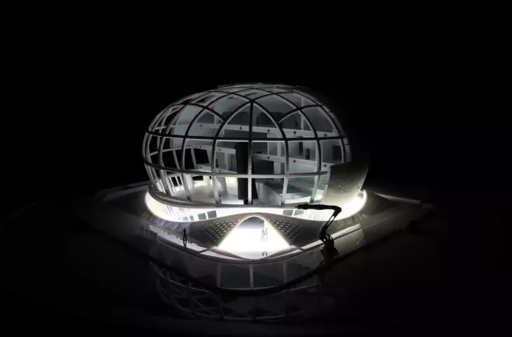  Muzeum Robotyki i Sztucznej Inteligencji (RAIM) w Seulu – model budowli 