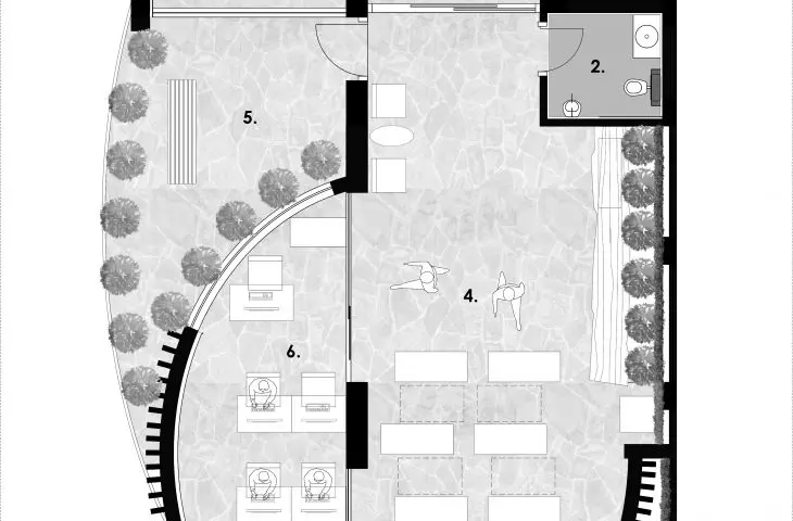 Second floor plan