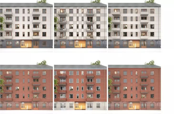 zbiór detali architektonicznych