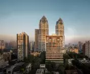 Carmichael's 21-story residential high-rise blends harmoniously into the surrounding Tardeo landscape