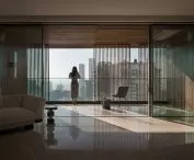 The view from the windows of the Carmichael residential tower offers residents a panoramic view of Mumbai 