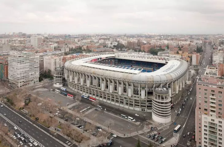 Santiago Bernabéu Stadium in 2015