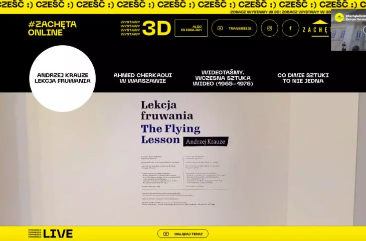 Zachęta - National Gallery of Art goes online