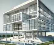 Concept of the building of the Museum of Modern Art in Warsaw according to Le Corbusier