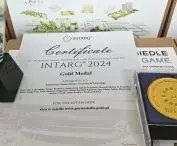 Gold medal awarded for 