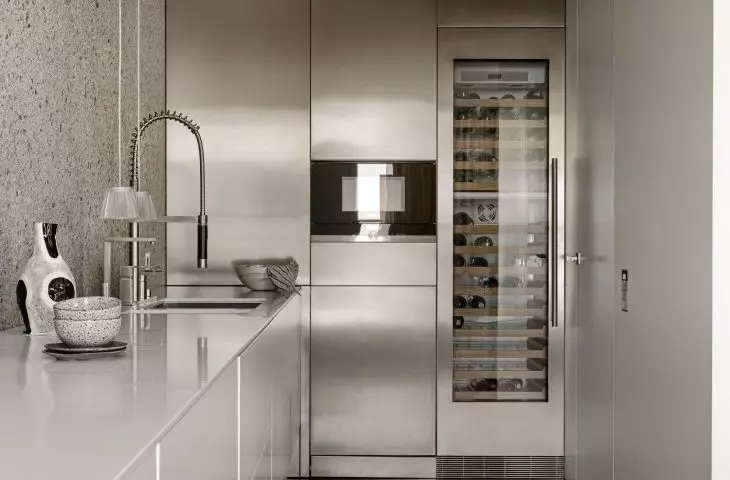 Hidden in the development are a refrigerator and an oven
