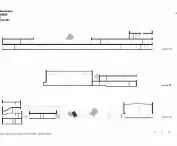 Architectural cross-sectional drawings of the Moulon group of schools