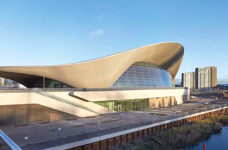 Aquatics Centre, Londyn, Fot. z arch. Keimfarben GmbH