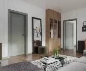 Kolekcja 4 Żywioły P/ POWIETRZE model P.2 w kolorze Oliwka - Okleina Portadecor