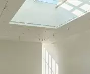 Sorol Art Museum - the main exhibition space with a skylight in the roof  
