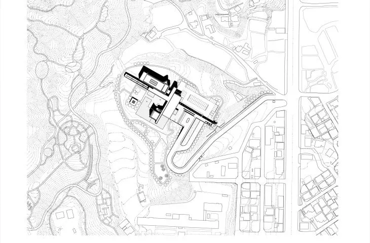 Sorol art museum - site plan 