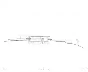 Sorol art museum - longitudinal cross-section 