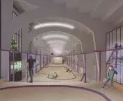 wizualizacja wnętrza skateparku