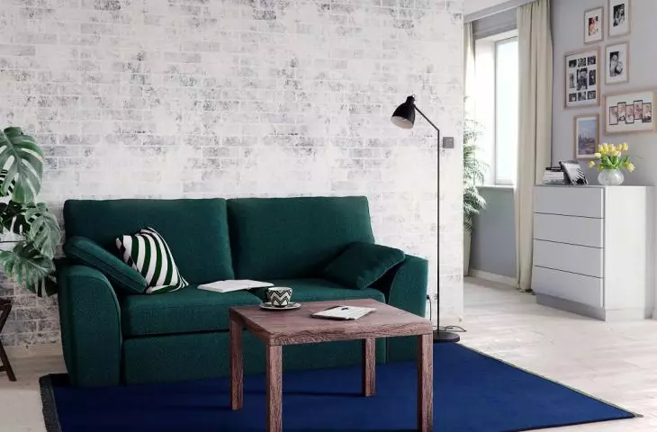 Brick in the apartment