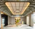 Pan Pacific Orchard Hotel in Singapore - entrance hall leading to rest rooms