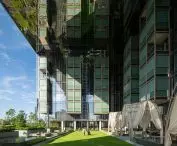 Hotel Pan Pacific Orchard w Singapurze — widok na taras plażowy 