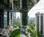 Hotel Pan Pacific Orchard w Singapurze — taras leśny z ogrodem, skierowany w stronę apartamentów Claymore