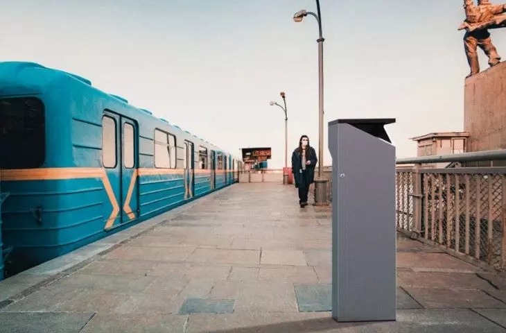 Enovio smart urban antibacterial liquid dispenser