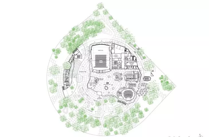 House of Hungarian Music in Budapest - first floor plan
