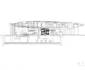House of Hungarian Music in Budapest - cross-section of the building 