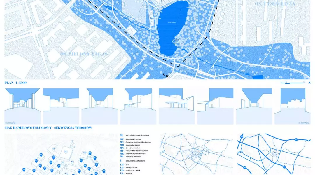 I nagroda (ex aequo) – „Zespół Urbanistyczny Papiernia Malta”