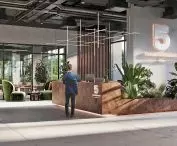 Interior of office building on Armii Krajowej Street, Rzeszow, 2023