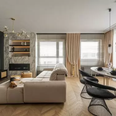 Warm colors add to the coziness