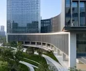 Główna siedziba Uniview w Hangzhou — podcienie 