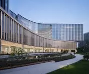 Uniview headquarters in Hangzhou - west elevation 