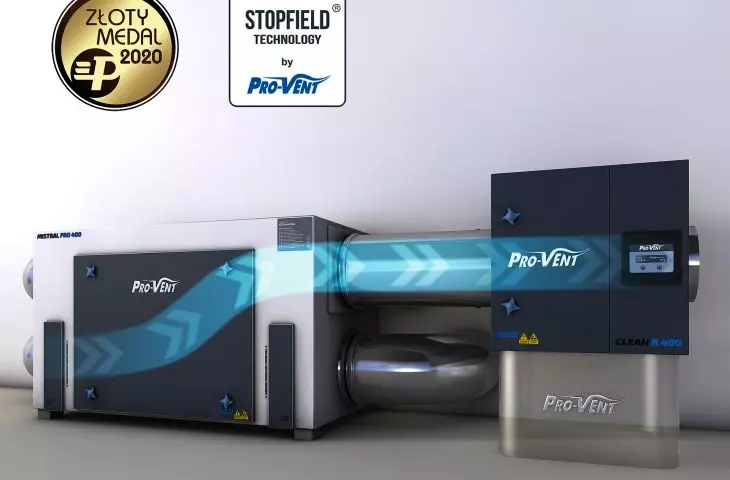Elektro-jonizacyjny filtr powietrza CLEAN R – bariera, która oczyszcza napływające do budynku powietrze nawet w 99,95%