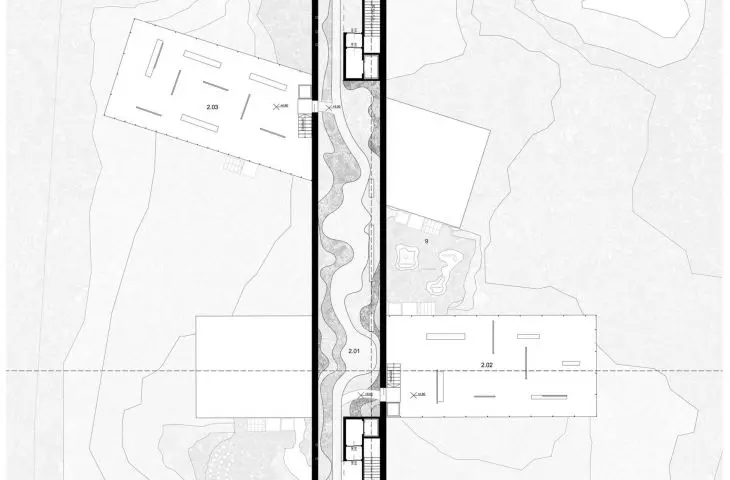 1st floor plan of the House of Dialogue