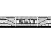 Dialogue House, cross-section A-A