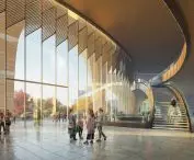 Alisher Navoi Institute for International Scientific Research in Tashkent - interior visualization. 