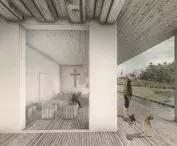 terrace and chapel